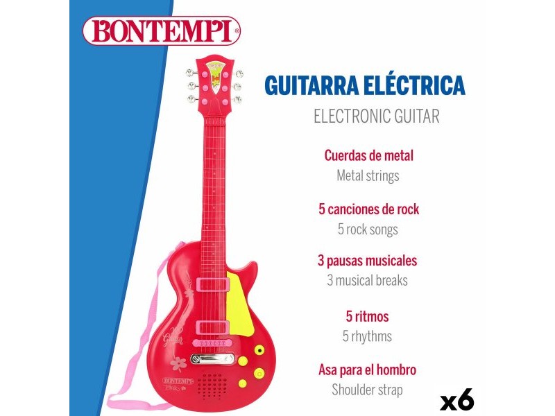 Детска Китара Bontempi 20 x 56 x 4 cm (6 броя)
