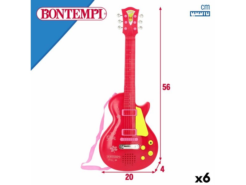 Детска Китара Bontempi 20 x 56 x 4 cm (6 броя)