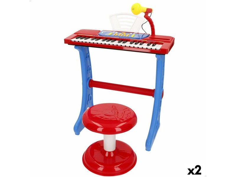 Клавиатура с 37 бутона Bontempi 43 x 56 x 23 cm (2 броя)