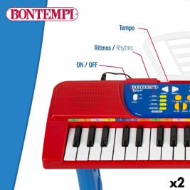 Клавиатура с 37 бутона Bontempi 43 x 56 x 23 cm (2 броя)