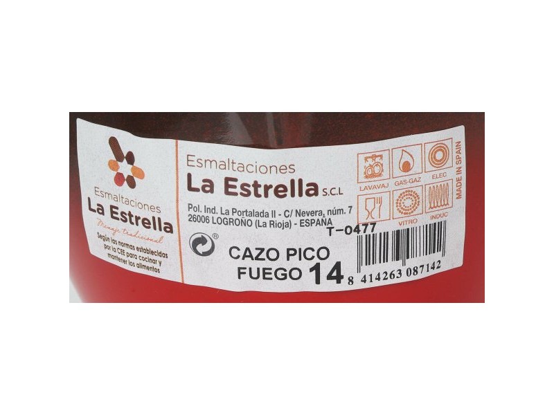 Касерола La Estrella Fuego 1,1 L 28,8 x 15,3 x 9 cm (6 броя)