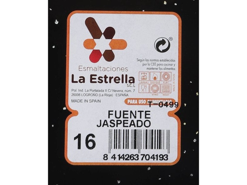 Тенджера La Estrella Jaspeada 600 ml Ø 16 x 3,9 cm (12 броя)