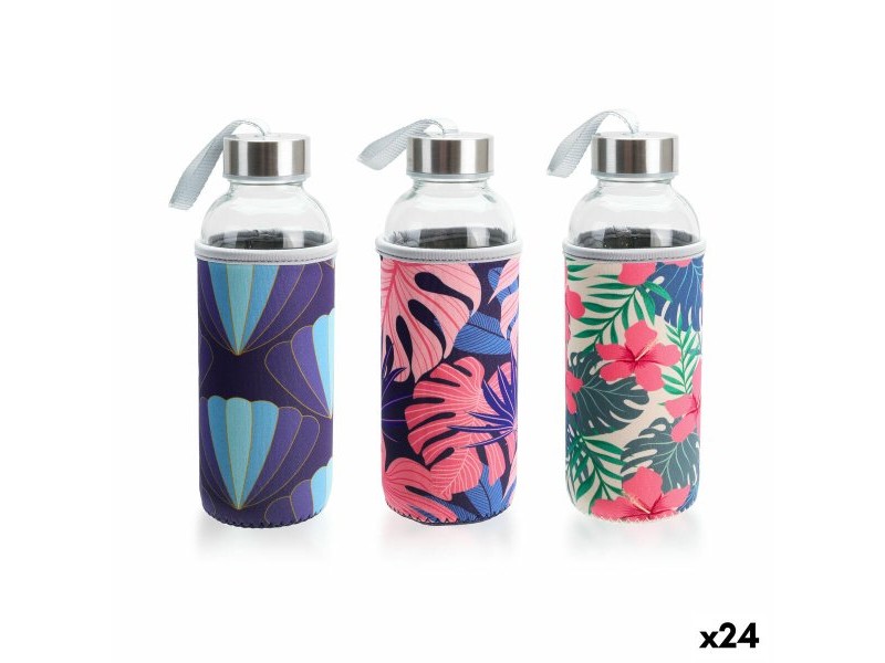 Бутилка за вода Bewinner Cтъкло 400 ml (24 броя)