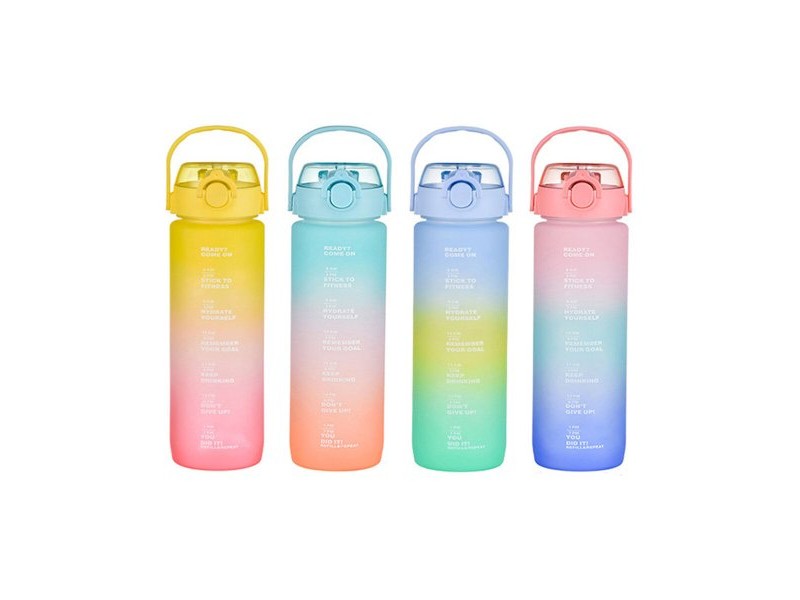 Бутилка за вода Bewinner Многоцветен 600 ml 7,5 X 20 CM (12 броя)