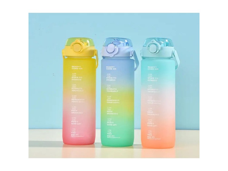 Бутилка за вода Bewinner Многоцветен 600 ml 7,5 X 20 CM (12 броя)