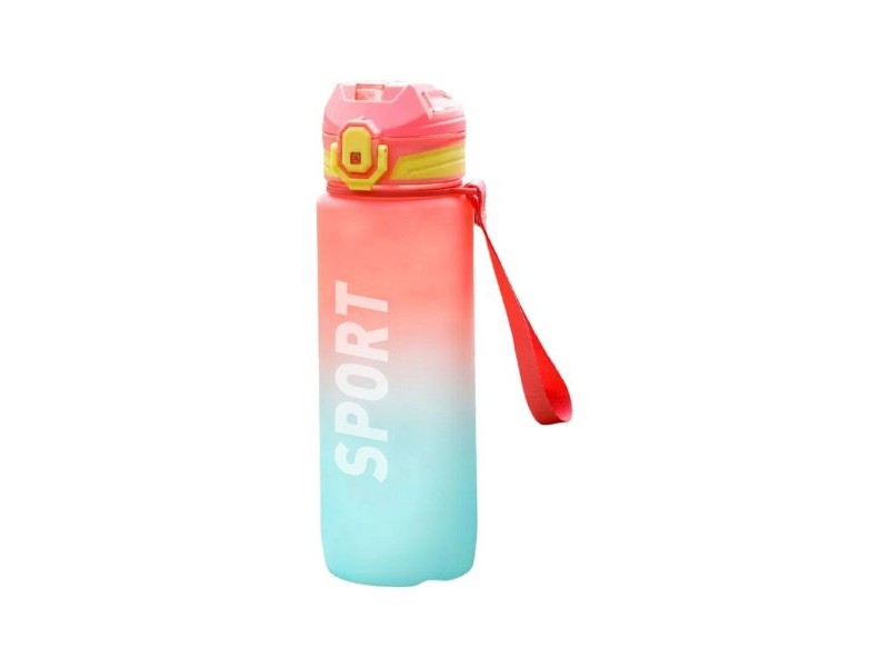 Бутилка за вода Bewinner Многоцветен 600 ml 7,4 x 7,4 x 19 cm (12 броя) Бутилка за вода Bewinner Многоцветен 600 ml 7,4 x 7,4 x 19 cm (12 броя)
