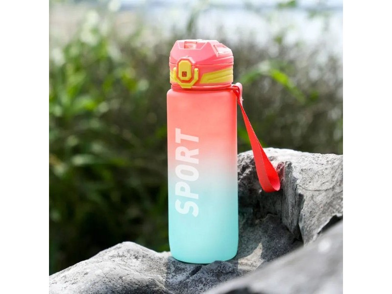 Бутилка за вода Bewinner Многоцветен 600 ml 7,4 x 7,4 x 19 cm (12 броя) Бутилка за вода Bewinner Многоцветен 600 ml 7,4 x 7,4 x 19 cm (12 броя)
