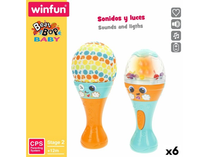 Музикална Играчка Winfun 7 x 17 x 7 cm (6 броя)