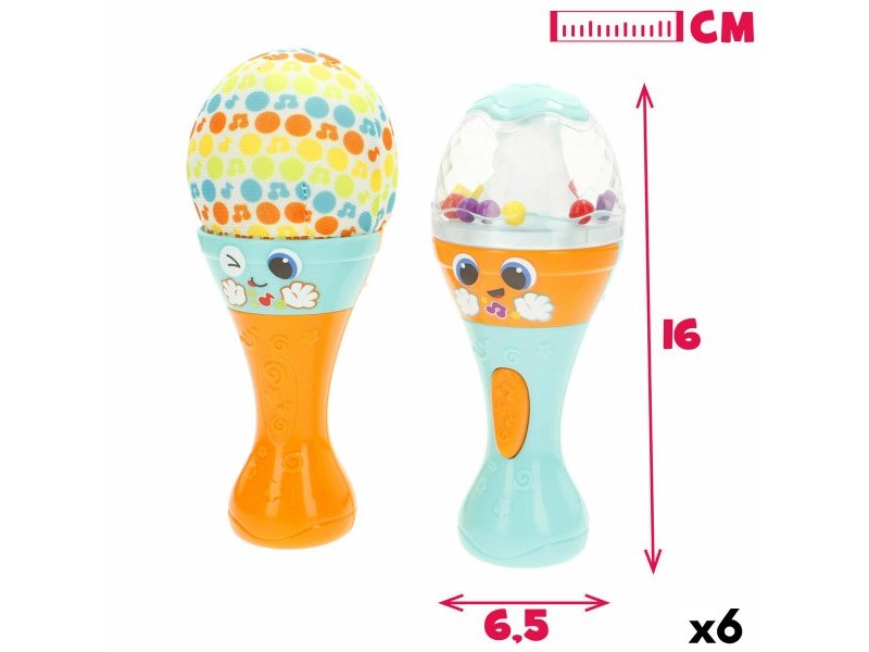 Музикална Играчка Winfun 7 x 17 x 7 cm (6 броя)