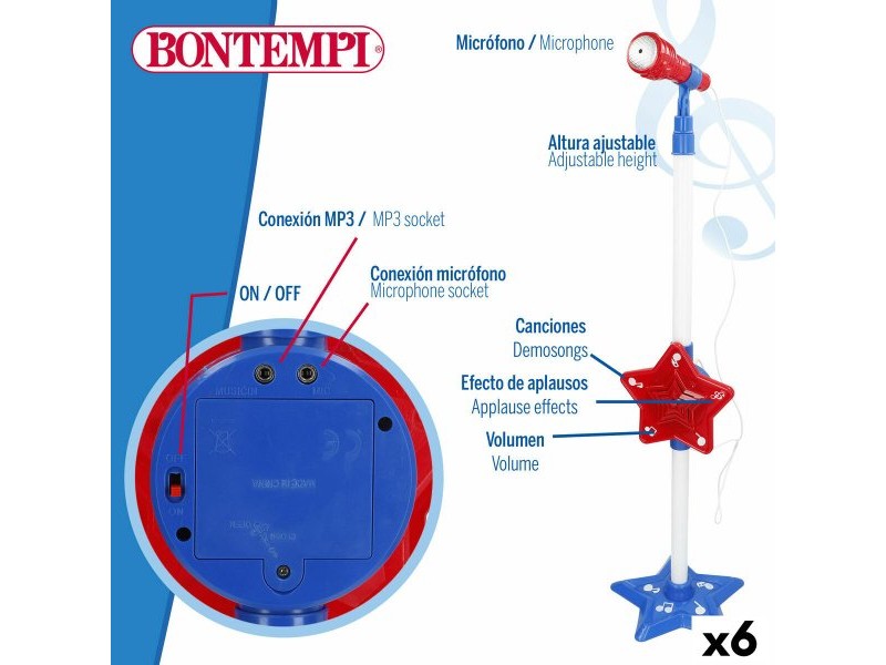 Музикална Играчка Bontempi 21 x 105 x 21 cm (6 броя)