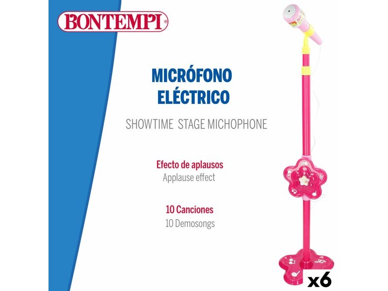 Играчка микрофон Bontempi 20 x 105 x 20 cm (6 броя)