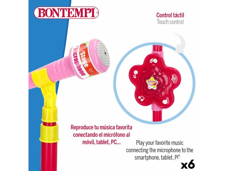 Играчка микрофон Bontempi 20 x 105 x 20 cm (6 броя)