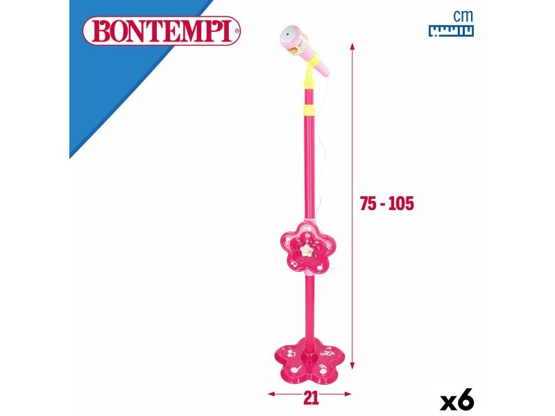 Играчка микрофон Bontempi 20 x 105 x 20 cm (6 броя)