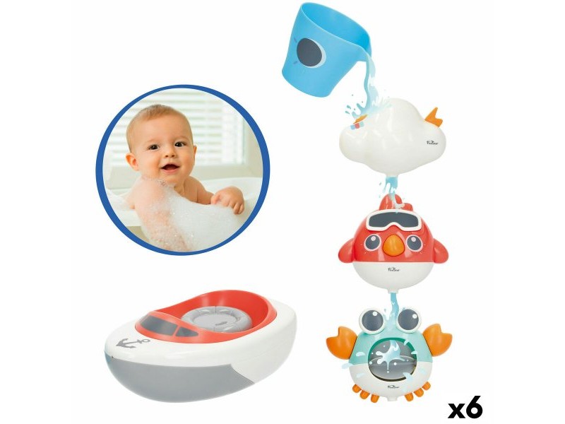 Играчка за Баня Colorbaby 16 x 6,5 x 9 cm 6 броя