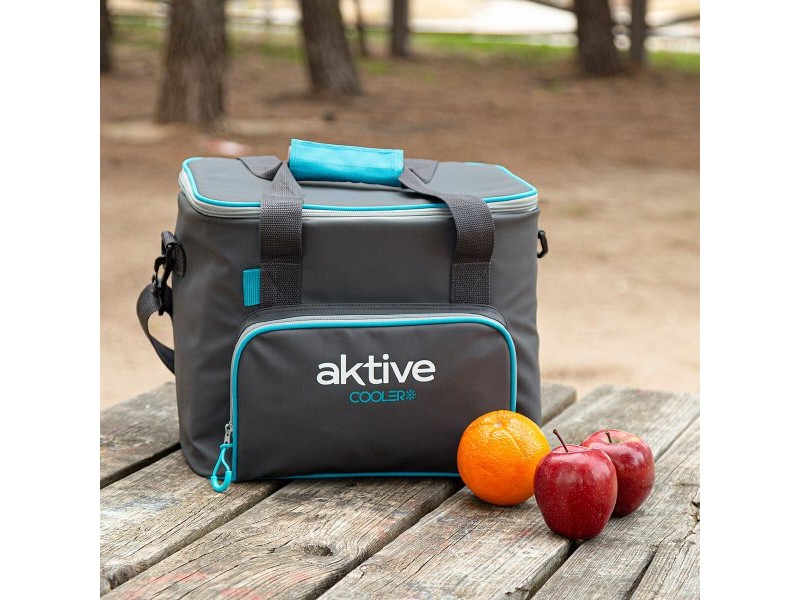 Преносима Хладилна Чанта Aktive 20 L 32 x 28 x 23 cm Черен (4 броя)