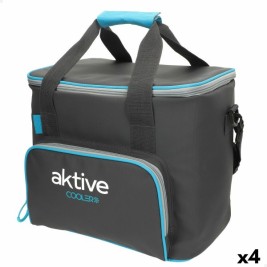 Преносима Хладилна Чанта Aktive 20 L 32 x 28 x 23 cm Черен (4 броя)
