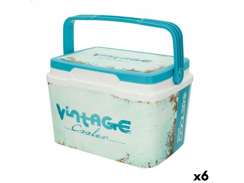 Преносима Твърда Хладилна Чанта Aktive 5 L 28 x 19 x 21 cm Син (6 броя)
