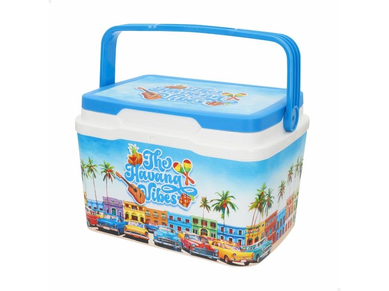 Преносима Твърда Хладилна Чанта Aktive 5 L 28 x 19 x 21 cm Син (6 броя)