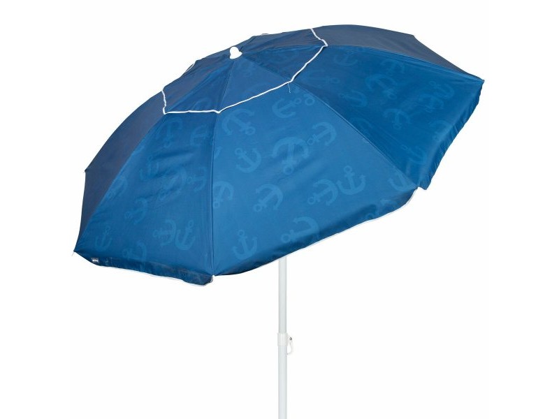 Плажен чадър Aktive Син 220 x 210 x 220 cm (6 броя)