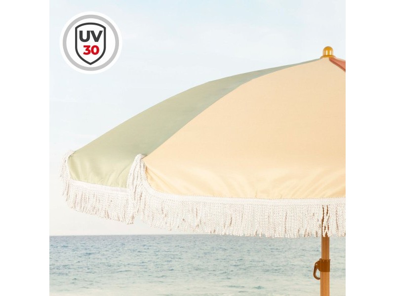 Плажен чадър Aktive Ø 200 cm 200 x 185 x 200 cm (4 броя)
