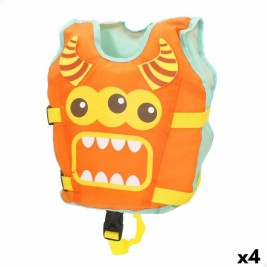 Спасителна жилетка AquaSport 34 x 37 x 7 cm Оранжев (4 броя)