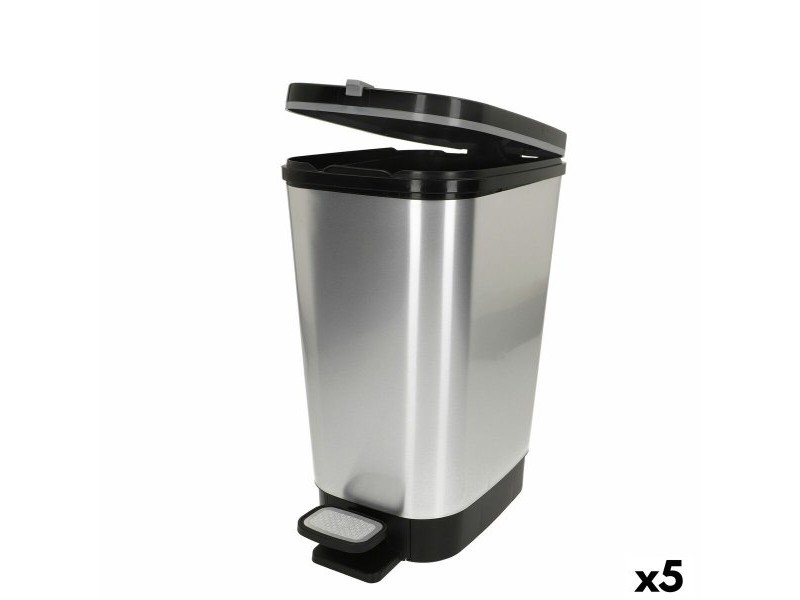 Кошче за боклук Curver Сив Пластмаса 6 L (5 броя)