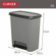 Кошче за боклук Curver Тъмно сив Пластмаса 25 L (5 броя)