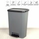 Кошче за боклук Curver Тъмно сив Пластмаса 50 L (5 броя)