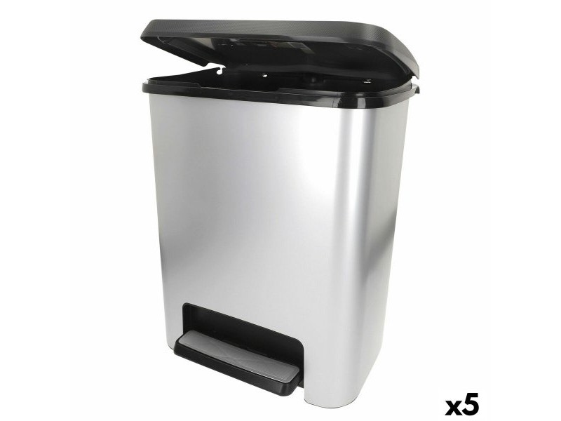 Кошче за боклук Curver Сив Пластмаса 25 L (5 броя)
