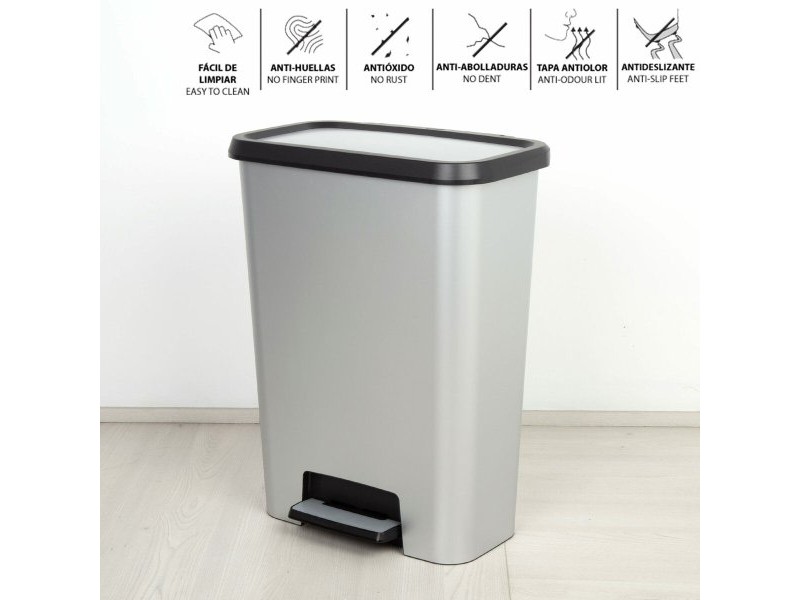 Кошче за боклук Curver Сив Пластмаса 50 L (5 броя)