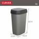 Кошче за боклук Curver Тъмно сив Пластмаса 50 L (6 броя) Кошче за боклук Curver Тъмно сив Пластмаса 50 L (6 броя)
