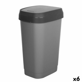 Кошче за боклук Curver Тъмно сив Пластмаса 50 L (6 броя)