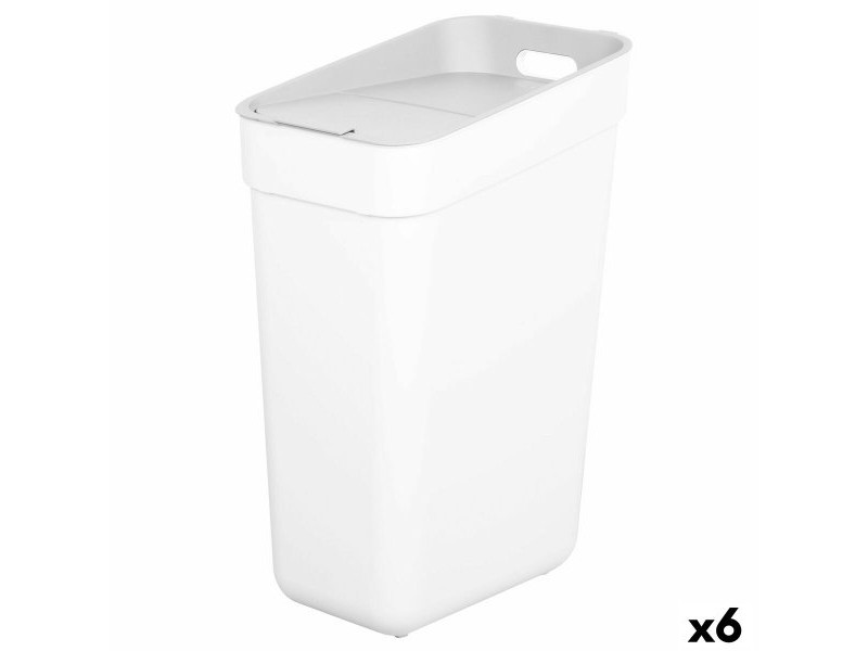 Кошче за боклук Curver Бял Пластмаса 30 L (6 броя)