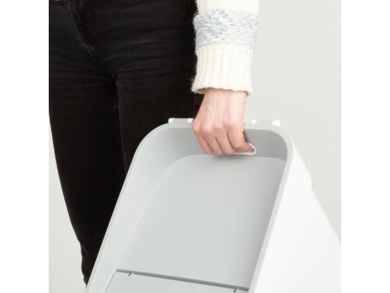 Кошче за боклук Curver Бял Пластмаса 20 L (6 броя)