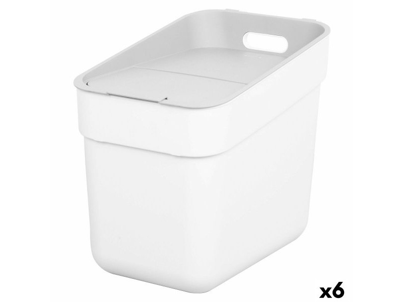 Кошче за боклук Curver Бял Пластмаса 20 L (6 броя)