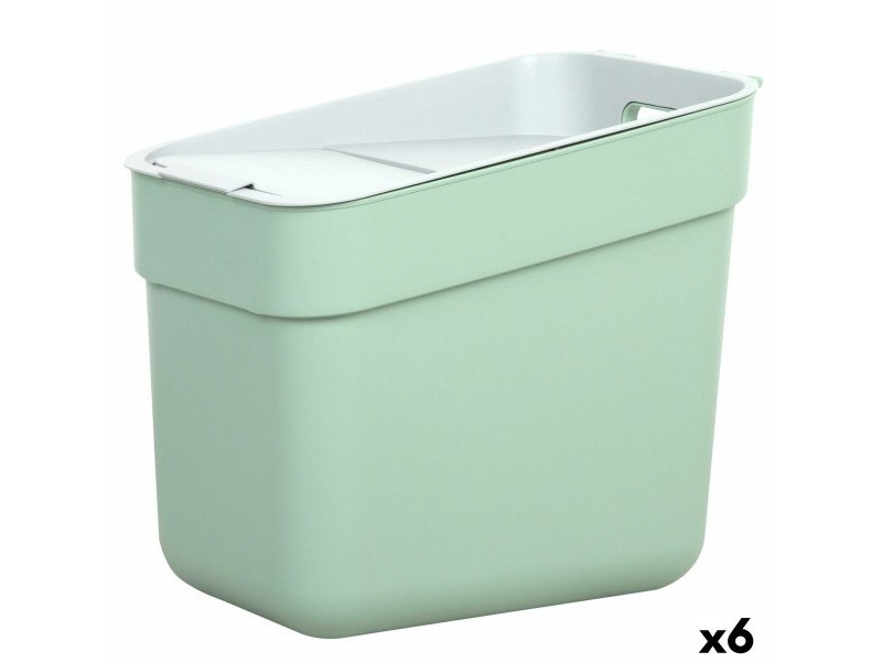 Кошче за боклук Curver Зелен Пластмаса 20 L (6 броя)