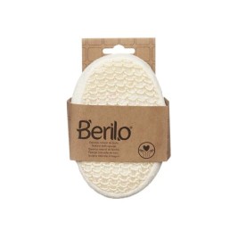 Гъба за Тяло Berilo Бял Бежов 11 x 15 x 5 cm (12 броя)