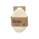 Гъба за Тяло Berilo Бял Бежов 11 x 15 x 5 cm (12 броя)