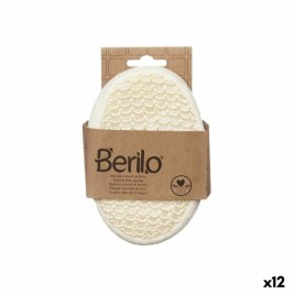 Гъба за Тяло Berilo Бял Бежов 11 x 15 x 5 cm (12 броя)