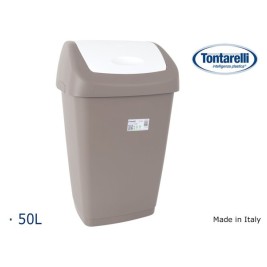 Кошче за боклук Tontarelli Aurora Сив 55 L (6 броя)