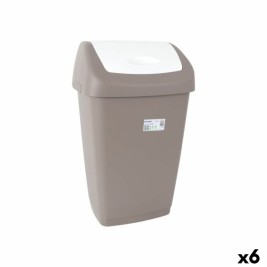 Кошче за боклук Tontarelli Aurora Сив 55 L (6 броя)
