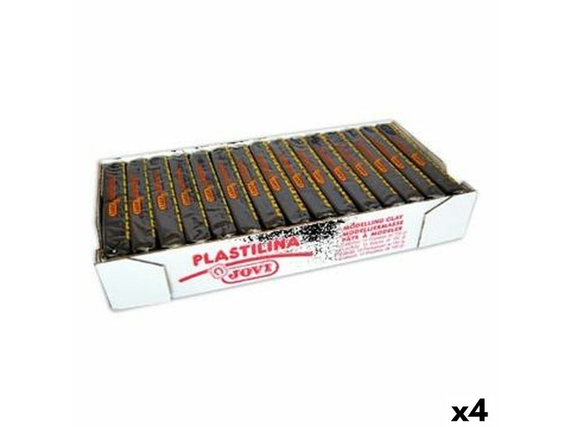Глина за моделиране Jovi Черен 150 g 15 Части (4 броя)