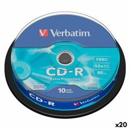 CD-R Verbatim EXTRA PROTECTION 700 MB 52x 10 Части (20 броя)