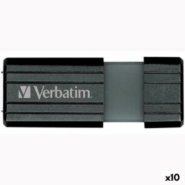 USB стик Verbatim STORE'N'GO PINSTRIPE Черен 128 GB (10 броя)