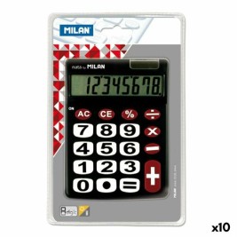 Калкулатор Milan Dual Черен 14,5 x 10,6 x 2,1 cm (10 броя)