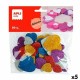 Стикери Apli Многоцветен Сърце 50 Части (5 броя)