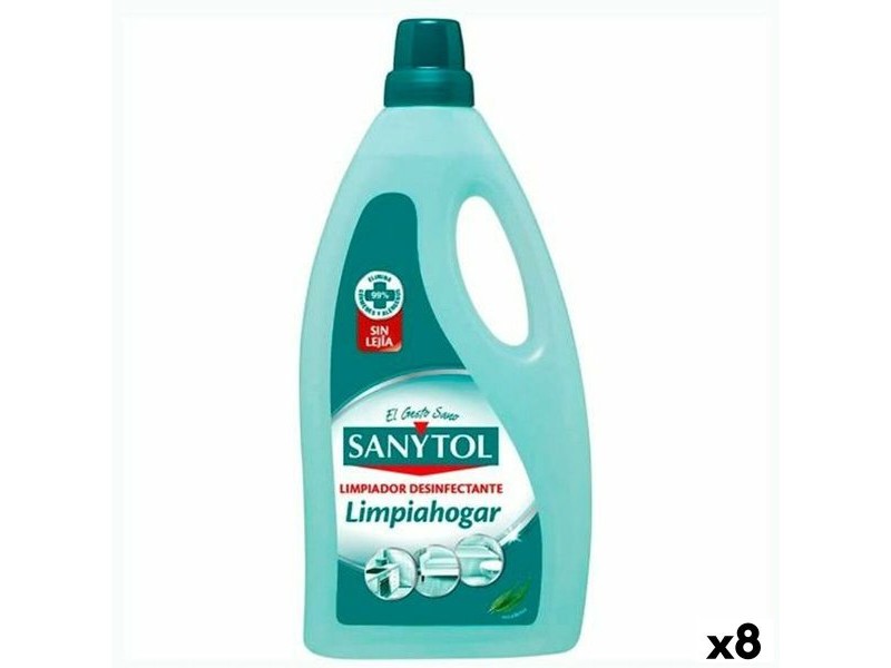 Препарат за почистване на повърхности Sanytol 1,2 L Дезинфекционен Дом (8 броя)