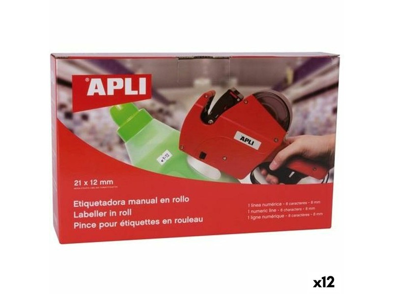 Ръчен Етикет Apli 21 x 12 mm (12 броя)