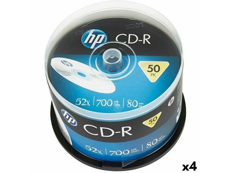 CD-R HP 700 MB 52x (4 броя)