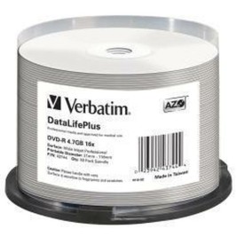 DVD-R Verbatim DATALIFE PLUS 4,7 GB 16x 50 Части (4 броя)